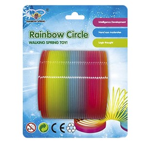 71-2907 ΕΛΑΤΗΡΙΟ RAINBOW SPRING 7.5x6.5cm ΣΕ ΚΑΡΤΕΛΑ 12x15x8cm χονδρική, Παιχνίδια χονδρική