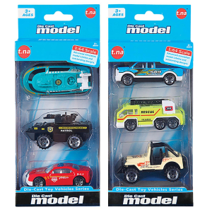 71-3083 Σετ 3 τεμ Μεταλλικά Οχήματα Free Wheels 9x21cm χονδρική, Παιχνίδια χονδρική