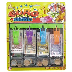 71-3097 EURO ΣΕ ΣΥΡΤΑΡΙ ΤΑΜEΙΑΚΗΣ ΜΗΧΑΝΗΣ 22x25x2cm χονδρική, Παιχνίδια χονδρική