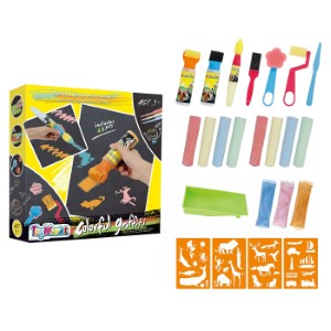 71-3182 COLORFUL GRAFFITI ΚΟΥΤΙ 23 ΤΕΜ 26x27x5cm χονδρική, Παιχνίδια χονδρική