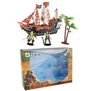 71-3238 Πειρατικό Καράβι Μικρό & Πειρατές 29x23x10cm χονδρική, Παιχνίδια χονδρική