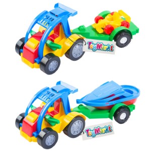 71-3242 Beach Buggy & Trailer Πλαστικό Free Wheels 36x13x13cm χονδρική, Παιχνίδια χονδρική