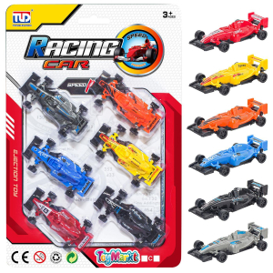 71-3276 Καρτέλα 6 Φόρμουλες Free Wheels 17x25x2cm χονδρική, Παιχνίδια χονδρική
