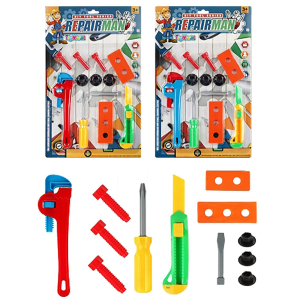 71-3392 Εργαλεία σε Καρτέλα Repairman 26x41x2cm χονδρική, Παιχνίδια χονδρική