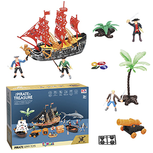 71-3498 Πειρατικό Καράβι & Πειρατές 29x22x9cm χονδρική, Παιχνίδια χονδρική