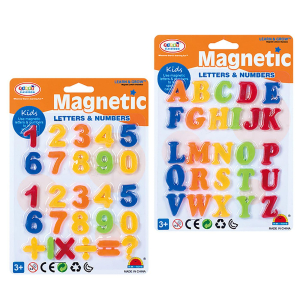 71-3513 Μαγνητικά Γράμματα & Αριθμοί σε 15x21cm χονδρική, Παιχνίδια χονδρική
