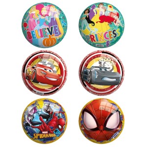 71-361 ΜΠΑΛΑ 23cm CARS - SPIDERMAN - ΠΡΙΓΚΗΠΙΣΣΕΣ  χονδρική, Παιχνίδια χονδρική