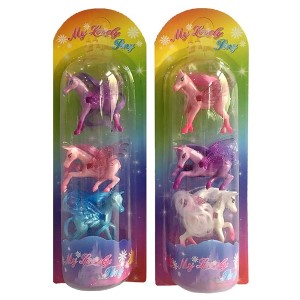72-1995 LOVELY PONY 3 ΤΕΜΑΧΙΑ ΜΕ ΦΤΕΡΑ 11x33cm χονδρική, Παιχνίδια χονδρική