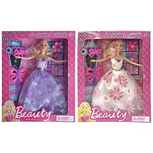 72-2038 ΚΟΥΚΛΑ BEAUTY FASHION SHOW 25x31x6cm χονδρική, Παιχνίδια χονδρική
