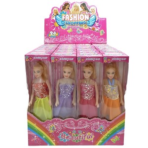 72-2039 ΚΟΥΚΛΑ FASHION SHOPPING BEAUTIFUL ΣΤΕΝΟ ΚΟΥΤΙ 7x30x4cm χονδρική, Παιχνίδια χονδρική