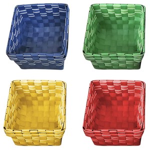 73-1557 ΚΑΛΑΘΙ ΠΛΑΣΤΙΚΗ ΠΛΕΞΗ ΜΙΚΡΟ 13x13x9cm χονδρική, Πασχαλινά χονδρική