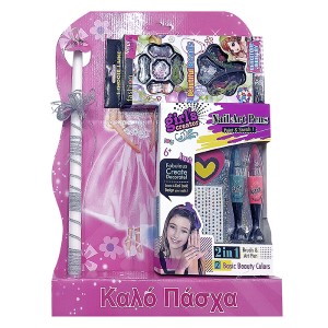 73-1611 ΛΑΜΠΑΔΑ ΣΕΤ NAIL ART PENS & ΧΑΝΤΡΕΣ 45x33cm χονδρική, Πασχαλινά χονδρική