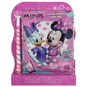 73-1783 ΛΑΜΠΑΔΑ ΤΥΧΕΡΗ ΣΑΚΟΥΛΑ MINNIE 45x33cm χονδρική, Πασχαλινά χονδρική