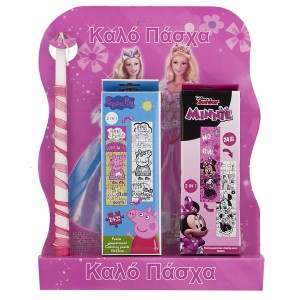 73-1796 ΛΑΜΠΑΔΑ 2 ΠΑΖΛ PEPPA & MINNIE 45x33cm χονδρική, Πασχαλινά χονδρική