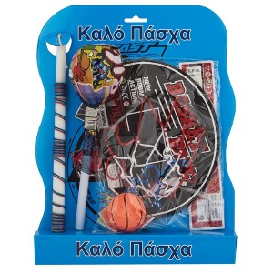 73-1797 ΛΑΜΠΑΔΑ ΜΠΑΣΚΕΤ & ΓΛΕΙΦΙΤΖΟΥΡΙ 45x33cm χονδρική, Πασχαλινά χονδρική