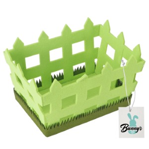 73-1839 ΚΑΛΑΘΙ ΤΣΟΧΙΝΟ ΠΡΑΣΙΝΟ ΜΕ ΦΡΑΧΤΗ 19x14x11cm χονδρική, Πασχαλινά χονδρική