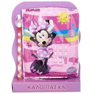 73-1939 ΛΑΜΠΑΔΑ ΤΥΧΕΡΗ ΣΑΚΟΥΛΑ MINNIE 45x33cm χονδρική, Πασχαλινά χονδρική