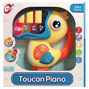 74-1067 ΒΡΕΦΙΚΟ ΠΙΑΝΑΚΙ TOUCAN 19x20x5cm χονδρική, Παιχνίδια χονδρική