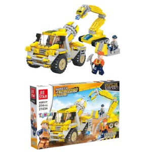 75-399 ΣΕΤ 314 ΤΕΜ ΤΟΥΒΛΑΚΙΑ ΔΟΜΙΚΑ ΟΧΗΜΑΤΑ 34x22x6cm χονδρική, Παιχνίδια χονδρική