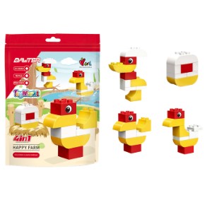 75-403 Σετ 10 τεμ Τουβλάκια Happy Farm 16x21cm χονδρική, Παιχνίδια χονδρική