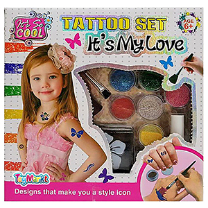 77-1020 ΣΕΤ TATTOO IT'S MY LOVE 23x23x5cm χονδρική, Παιχνίδια χονδρική