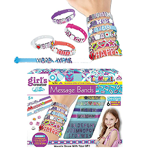 77-1090 ΦΤΙΑΧΝΩ ΒΡΑΧΙΟΛΙΑ DIY MESSAGE BANDS 32x26x5cm χονδρική, Παιχνίδια χονδρική