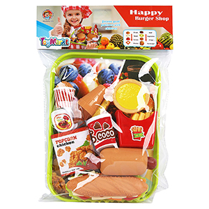 77-1115 Happy Burger Shop σε Σακουλάκι 24x35cm χονδρική, Παιχνίδια χονδρική