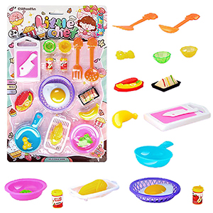 77-1230 Κουζινικά Καρτέλα Little Chef 26 tem 21x33cm χονδρική, Παιχνίδια χονδρική