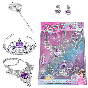 77-1249 ΚΟΣΜΗΜΑΤΑ PRINCESS DRESS UP SET 18x24x6cm χονδρική, Παιχνίδια χονδρική
