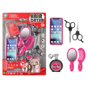 77-1255 Καρτέλα Ομορφιάς diy Hair Dryer 27x37x5cm χονδρική, Παιχνίδια χονδρική