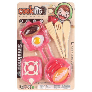 77-1259 Καρτέλα Cooking 2 Τηγάνια Πετρογκάζ 26x38cm χονδρική, Παιχνίδια χονδρική