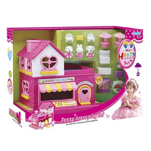 77-917 ΣΠΙΤΙ FUNNY HOUSE ΜΕ ΕΠΙΠΛΑ ΚΑΙ ΖΩΑΚΙΑ 28x20x12cm χονδρική, Παιχνίδια χονδρική