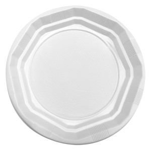 80-156 ΠΙΑΤΑ ΠΛΑΣΤΙΚΑ ΛΕΥΚΑ 22cm ΠΑΚ=20ΤΕΜ Φ20cm χονδρική, Είδη Σπιτιού χονδρική