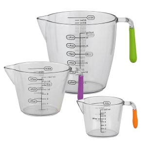 80-1908 ΔΟΣΟΜΕΤΡΗΤΗΣ ΣΕΤ=3ΤΕΜ 900ml/200ml/100ml χονδρική, Είδη Σπιτιού χονδρική