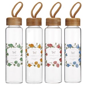 80-1944 ΠΑΓΟΥΡΙ ΓΥΑΛΙΝΟ ΝΕΡΟΥ 400ml BOROSILICATE 400ml  21x6cm χονδρική, Είδη Σπιτιού χονδρική
