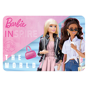 80-2079 Σουπλά 43x29cm Barbie χονδρική, Είδη Σπιτιού χονδρική