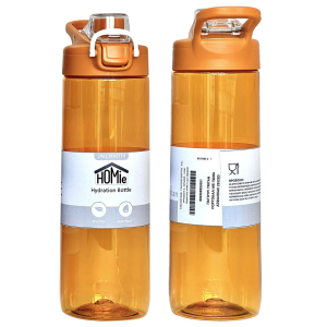 80-2085 Παγούρι Tritan Πορτοκαλί με Πώμα Ασφαλείας 700ml χονδρική, Είδη Σπιτιού χονδρική