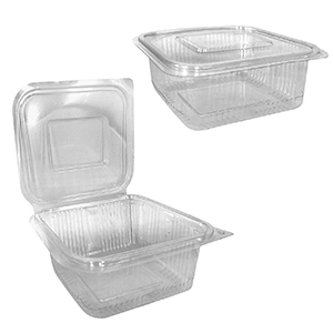 80-2118 ΚΥΠΕΛΛΟ CLAM SHELL PET 100ΤΕΜ 500mL χονδρική, Είδη Σπιτιού χονδρική