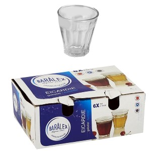 80-317 ΠΟΤΗΡΙΑ ΚΡΑΣΙΟΥ  ΣΕΤ=6ΤΕΜ 7x6cm 90mL χονδρική, Είδη Σπιτιού χονδρική