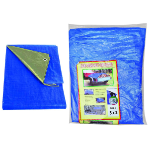 81-313 Μουσαμάς Αδιάβροχος με Κρίκους 3x2m 90g/m², 3x2m χονδρική, Είδη Σπιτιού χονδρική