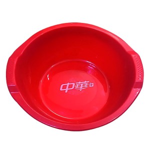 81-663 ΛΕΚΑΝΗ ΚΟΚΚΙΝΗ Φ40x15cm χονδρική, Είδη Σπιτιού χονδρική
