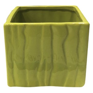 81-716 ΓΛΑΣΤΡΑΚΙ ΠΗΛΙΝΟ ΠΡΑΣΙΝΟ 10,5x9,5cm χονδρική, Πασχαλινά χονδρική