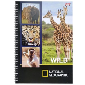 84-277 ΤΕΤΡΑΔΙΟ ΣΠΙΡΑΛ 60Φ NATIONAL GEOGRAPHIC 17x25cm χονδρική, Σχολικά χονδρική