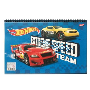 84-280 ΜΠΛΟΚ ΖΩΓΡΑΦΙΚΗΣ 32Φ HOT WHEELS 32x22cm χονδρική, Σχολικά χονδρική