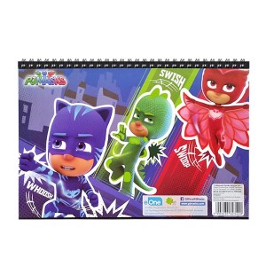 84-281 ΜΠΛΟΚ ΖΩΓΡΑΦΙΚΗΣ 32Φ PJ MASK 25x17cm χονδρική, Σχολικά χονδρική
