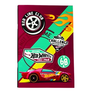 84-304 ΤΕΤΡΑΔΙΟ 40 ΦΥΛΛΩΝ HOT WHEELS 17x25cm χονδρική, Σχολικά χονδρική
