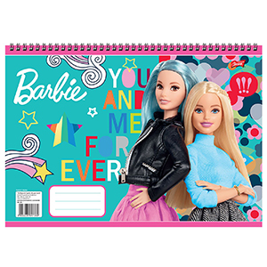 84-328 Μπλοκ Ζωγραφικής 32φ Barbie 22x32cm χονδρική, Σχολικά χονδρική