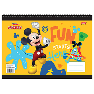 84-329 ΜΠΛΟΚ ΖΩΓΡΑΦΙΚΗΣ 32Φ MICKEY 22x32cm χονδρική, Σχολικά χονδρική
