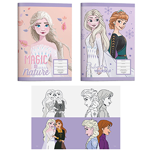 84-335 Τετράδιο Καρφίτσα 40 Φύλλων Frozen 2 17x25cm χονδρική, Σχολικά χονδρική