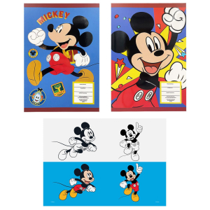 84-337 ΤΕΤΡΑΔΙΟ 40 ΦΥΛΛΩΝ MICKEY 17x25cm χονδρική, Σχολικά χονδρική